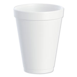 Dart Hot or Cold Foam Cup, 12 OZ, White