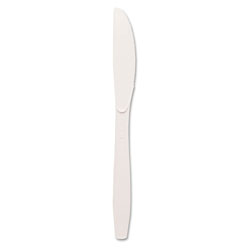 Dixie Plastic Cutlery, Heavy Mediumweight Knife, 1,000/Carton