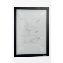 Durable DuraFrame Wallpaper - 8.50" x 11" Frame Size - Wall Mountable - Horizontal, Vertical - Sturdy, Anti-glare - 1 Each - Black
