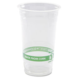 Eco-Products GreenStripe Renewable & Compostable Cold Cups - 24oz., 50/PK, 20 PK/CT