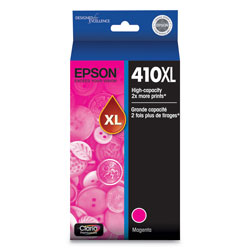 Epson T410XL320S (410XL) Claria High-Yield Ink, 650 Page-Yield, Magenta