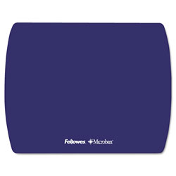 Fellowes Microban Ultra Thin Mouse Pad, Sapphire Blue