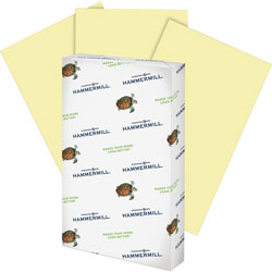 Hammermill Multipurpose Paper, 20lb., 8-1/2" x 14", Canary