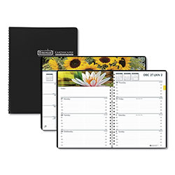 House Of Doolittle Earthscapes Recycled Weekly/Monthly Planner, Gardens of the World Photography, 10 x 7, Black Cover, 12-Month (Jan-Dec): 2024