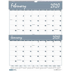House Of Doolittle Wall Calendar, 1PP2M, 12Mth, Jan-Dec, 20"x26", BE/GY