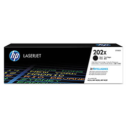 HP 202X, (CF500X) High Yield Black Original LaserJet Toner Cartridge