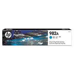 HP 982A, (T0B23A) Cyan Original PageWide Cartridge