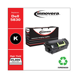 Innovera Remanufactured Black High-Yield Toner Cartridge, Replacement for Dell S5830 (2JX96; 593-BBYR; 593-BBYS; X68Y8, 25,000 Pages