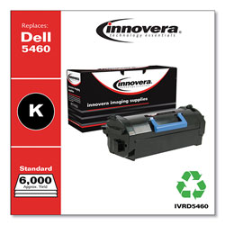 Innovera Remanufactured Black Toner Cartridge, Replacement for Dell B5460 (3319797), 6,000 Page-Yield