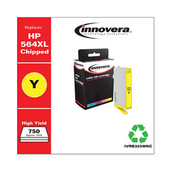 Innovera Remanufactured Yellow High-Yield Ink, Replacement For HP 564XL (CB325WN), 750 Page Yield