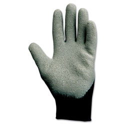 KleenGuard™ G40 Latex Coated Poly-Cotton Gloves, 250 mm Length, Large/Size 9, Gray, 12 Pairs