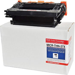 Micromicr MICR Toner Cartridge, Alternative for HP CF237X, Black, Laser, Standard Yield, 25000 Pages, 1 Each