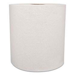 Morcon Paper Morsoft Universal Roll Towels, 8" x 800 ft, White, 6 Rolls/Carton