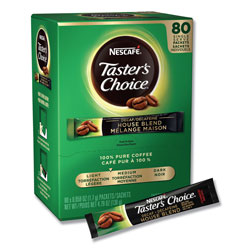 Nescafe Taster's Choice Stick Pack, Decaf, 0.06oz, 80/Box