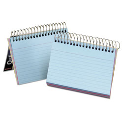 Oxford Spiral Index Cards, 3 x 5, 50 Cards, Assorted Colors