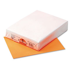 Pacon Kaleidoscope Multipurpose Colored Paper, 24lb, 8.5 x 11, Hyper Orange, 500/Ream
