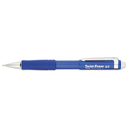 Pentel Twist-Erase III Mechanical Pencil, 0.5 mm, HB (#2.5), Black Lead, Blue Barrel