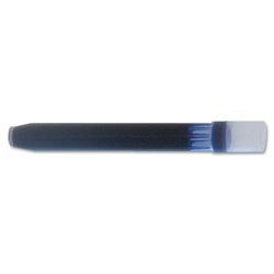 Pilot Plumix Fountain Pen Refill Cartridge, Permanent Black Ink, 12/Box