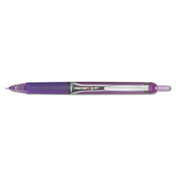 Pilot Precise V5RT Retractable Roller Ball Pen, 0.5mm, Purple Ink/Barrel