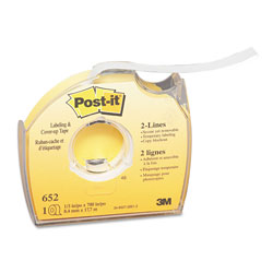 Post-it® Labeling and Cover-Up Tape, Non-Refillable, 1/3" x 700" Roll