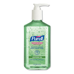 Purell Advanced Hand Sanitizer Soothing Gel, Fresh Scent with Aloe and Vitamin E, 12 oz Pump Bottle