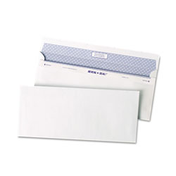 Quality Park Reveal-N-Seal Envelope, #10, Commercial Flap, Self-Adhesive Closure, 4.13 x 9.5, White, 500/Box