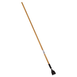 Rubbermaid Snap-On Hardwood Dust Mop Handle, 1 1/2 dia x 60, Natural