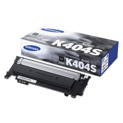 Samsung CLT-K404S (SU104A) Toner, 1500 Page-Yield, Black