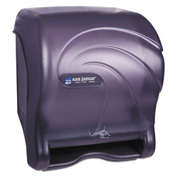 San Jamar Oceans Smart Essence Electronic Towel Dispenser,14.4hx11.8wx9.1d, Black, Plastic