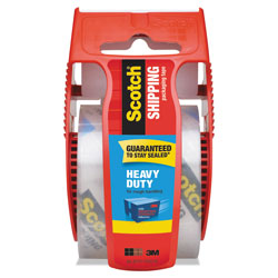 Scotch™ 3850 Heavy-Duty Packaging Tape with Dispenser, 1.5" Core, 1.88" x 66.66 ft, Clear