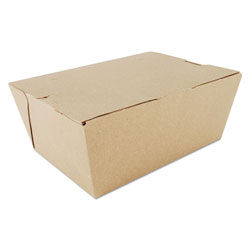 SCT ChampPak Carryout Boxes, #4, Kraft, 7.75 x 5.5 x 3.5, 160/Carton