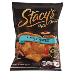 Stacy's Pita Chips, 1.5 oz Bag, Original, 24/Carton