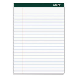 TOPS Double Docket Ruled Pads, Narrow Rule, 100 White 8.5 x 11.75 Sheets, 4/Pack