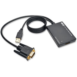 Tripp Lite VGA To HDMI Cconverter/Adapter, Black