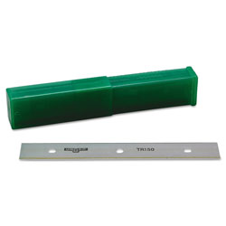 Unger ErgoTec Glass Scraper Replacement Blades, 6" Double-Edge, 25/Pack