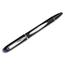 Uni-Ball Jetstream Stick Ballpoint Pen, Bold 1mm, Blue Ink, Black Barrel