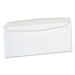 Universal Open-Side Business Envelope, #10, Commercial Flap, Side Seam, Gummed Closure, 4.13 x 9.5, White, 500/Box