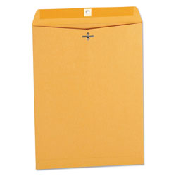 Universal Kraft Clasp Envelope, #12 1/2, Square Flap, Clasp/Gummed Closure, 9.5 x 12.5, Brown Kraft, 100/Box