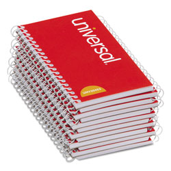 Universal Wirebound Memo Book, Narrow Rule, Orange Cover, (50) 5 x 3 Sheets, 12/Pack