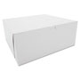 SCT Tuck-Top Bakery Boxes, Paperboard, White, 12 x 12 x 5