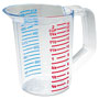 Rubbermaid Bouncer Measuring Cup, 16oz, Clear