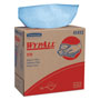 WypAll* X70 Cloths, POP-UP Box, 9 1/10 x 16 4/5, Blue, 100/Box, 10 Boxes/Carton