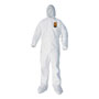 KleenGuard™ A40 Elastic-Cuff, Ankle, Hood and Boot Coveralls, Large, White, 25/Carton