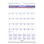 At-A-Glance Monthly Wall Calendar with Ruled Daily Blocks, 8 x 11, White, 2022
