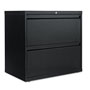 Alera Lateral File, 2 Legal/Letter-Size File Drawers, Black, 30" x 18" x 28"