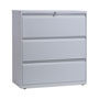 Alera Lateral File, 3 Legal/Letter/A4/A5-Size File Drawers, Light Gray, 36" x 18" x 39.5"