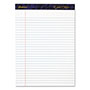 Ampad Gold Fibre Writing Pads, Wide/Legal Rule, 50 White 8.5 x 11.75 Sheets, 4/Pack