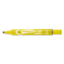 Avery MARKS A LOT Large Desk-Style Permanent Marker, Broad Chisel Tip, Yellow, Dozen