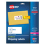 Avery Shipping Labels w/ TrueBlock Technology, Inkjet Printers, 2 x 4, White, 10/Sheet, 10 Sheets/Pack