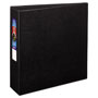 Avery Heavy-Duty Non-View Binder with DuraHinge and Locking One Touch EZD Rings, 3 Rings, 3" Capacity, 11 x 8.5, Black